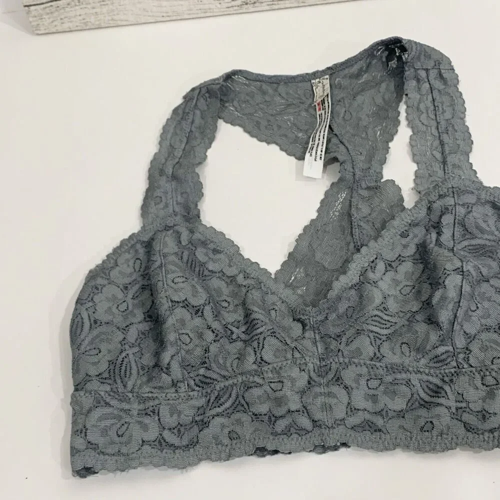 Free People Intimately Floral Lace Bralette Size Medium